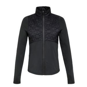 Chaqueta deportiva con capucha para hombre, corte ajustado, de secado rápido, para gimnasio, entrenamiento, con cremallera, a prueba de viento, para correr, color negro. - Product Image 1