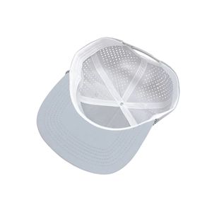 OEM Waterproof Performance Golf Hat with Breathable Laser Cut Holes Custom PVC Patch Logo Lightweight <b>Snapback</b> <b>Cap</b> Unisex - Product Image 5