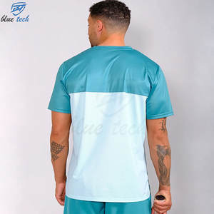 Conjunto Deportivo de Camiseta y Pantalones Cortos para Hombre, Absorbente de Humedad, Uniforme Deportivo de Verano, OEM, Traje de Tenis de Dos Piezas con Logotipo Personalizado - Product Image 5