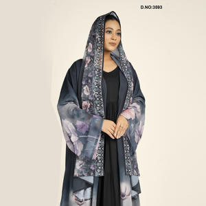 Kimono élégant de qualité supérieure, ouvert sur le devant, avec des perles cousues à la main pour les célébrations de l'Aïd, disponible au meilleur prix - Product Image 2