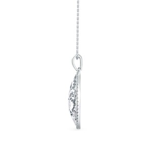 Pendentif Arbre de Vie en forme de cœur avec diamant Moissanite - Product Image 6