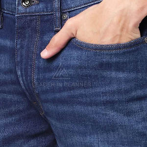 Pantalon en jean pour homme, taille entièrement personnalisable, vêtements d'hiver pour homme, jean uni, en vente en ligne - Product Image 4