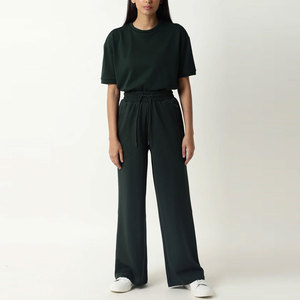 Pantalones de Mujer a la Moda, Corte Acampanado, Cómodos, Transpirables, Tela Suave, Cierre Elástico en la Cintura, Pantalones de Mujer Más Vendidos - Product Image 1