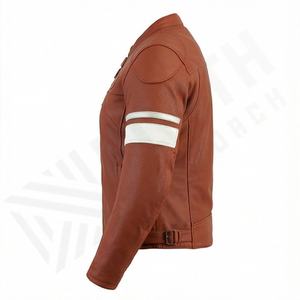 Veste de moto en cuir véritable pour homme de qualité supérieure, nouvelle arrivée, vestes de moto d'hiver, protections amovibles, personnalisables - Product Image 3