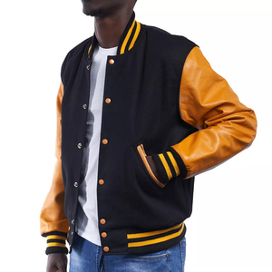 Hot Selling Men's College Varsity <b>Jackets</b> Custom Logo <b>Canvas</b> Blank Letterman Varsity <b>Jacket</b> Wholesale Plain Design for - Product Image 5