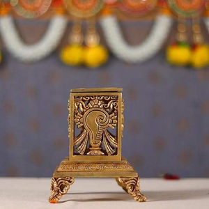 Beautiful Brass Incense Bakhoor <b>Burner</b> For <b>Oud</b> And Aromatic Resin Use Decorative Brass Incense <b>Burner</b> For Prayer And Worship - Product Image 4