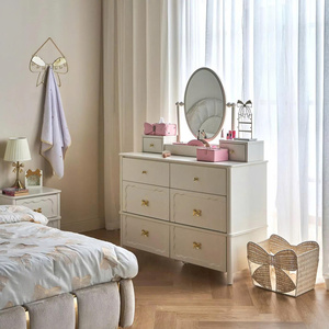 Flower-Bow Shaped Woven <b>Wicker</b> <b>Basket</b> - Aesthetic White Storage Crate & Decorative Household Bin - Product Image 4