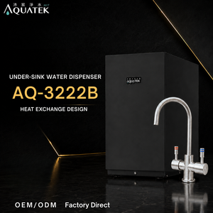 Distributeur d'eau chaude et froide sous comptoir AQUATEK AQ-3222B en acier inoxydable, électrique, 3,6 L eau chaude, 2 L eau froide, usage domestique - Product Image 1
