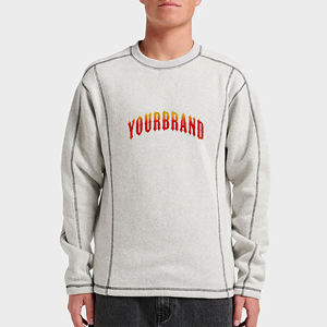 Premium Men's Striped Crew Neck Knit <b>Sweater</b> Soft Cotton Blend Long Sleeve Winter Casual Pullover <b>Sweater</b> - Product Image 4