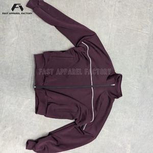 Haut de gamme de qualité supérieure, respirant, couleur marron, avec fermeture éclair, vente en gros, nouveau style, épais, séchage rapide, couleur marron, avec fermeture éclair - Product Image 4