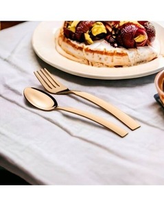 Luxury Metal Cutlery Set Serving <b>Spoon</b> Fork Combo Elegant Dining Tools for Stylish <b>Table</b> Setup and Modern Kitchen Use - Product Image 2