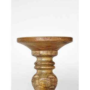 Figura de Madera Pulida de Diseño Antiguo, Ecológica, de Calidad Premium, Estilo Rústico Campestre, Tallado Clásico con Efecto de Sombra - Product Image 1