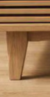 Mid Century Modern Farmhouse <b>Coffee</b> <b>Table</b> with Storage <b>Walnut</b> Wood Living Room Furniture Fluted Design - Product Image 5