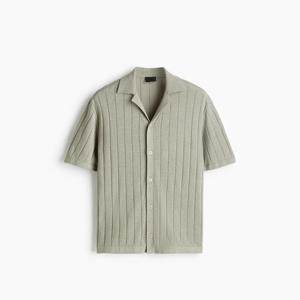 Chemise de plage en lin mélangé pour homme, coupe classique, respirante, décontractée, pour les vacances d'été, à manches courtes, boutonnée - Product Image 5