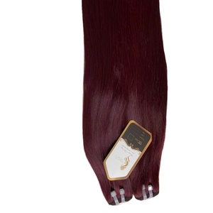 Extensions de cheveux humains vierges Remy russes de haute qualité en vrac en gros 26 pouces étiré longueur Double dessiné perruques dentelle cheveux - Product Image 1