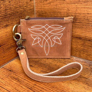 Monedero de cuero de gamuza auténtica, monedero Stich para botas, pequeño, recién llegado, gran oferta de moda, monedero Unisex - Product Image 2