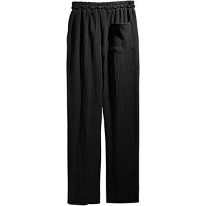 Pantalones de Hombre de Alta Calidad, Cintura Elástica, Corte Relajado, Rectos, Diseño Sólido, Formales, Casuales, Elásticos, Tallas Grandes, Personalizados, Lavado a la Piedra - Product Image 5