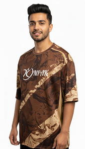 เสื้อยืดโอเวอร์ไซส์พิมพ์ลายซับลิเมชั่น แฟชั่นลำลองแนวสตรีทสำหรับผู้ชาย - Product Image 5