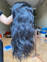 Wig Rambut Asli Vietnam 100% Raw 13x6 Full HD Lace Body Wave, Wig Rambut Asli Kualitas Mewah dengan Lace Closure Frontal