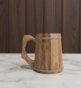 Eco-Friendly Wooden Wine Goblet Hand Carved Wood Drinking mug Decorative Wine Cup for Home <b>Bar</b> Collection - Product Image 4
