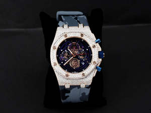 High Quality VVS Moissanite Diamond Hip Hop Wrist <b>Watch</b> Hot Selling Iced Out Moissanite <b>Watch</b> for Men Customize <b>Mechanical</b> <b>Watch</b> - Product Image 2