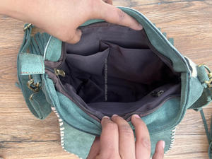 Nuevo y elegante bolso de cuero de vaca Real con flecos, bolso de cuero de gamuza de alta calidad, gran oferta, bolso Concho, ropa de fiesta, bolsos cruzados para mujer - Product Image 6