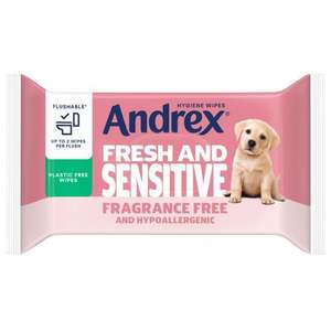 ANDREX FRESH & SENSITIVE FRAG TOALLITAS - Product Image 1