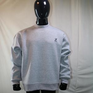 Sweat-shirts à col montant VA 450 GSM avec broderie personnalisée, coupe ample et oversize, en molleton 100% coton French Terry - Product Image 2