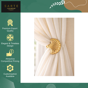 Venta Exclusiva de Lazos Decorativos para Cortinas Hechos a Mano, Ecológicos, Modernos y Personalizables para Ventanas de Hogar y Hotel - Product Image 2