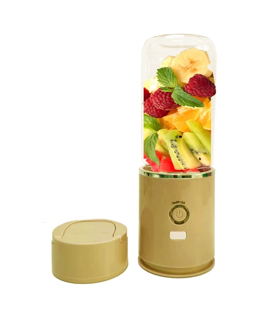 Portable Mini USB Blender Glass Container Cordless Rechargeable 50W Eco-Friendly Touchpad Control 2400mAh Battery Car