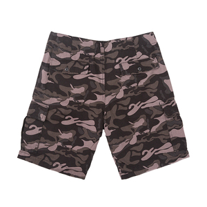 Cargo Solid Front Knee Length 100% Cotton Anti-Wrinkle Elastic Waist Breathable Casual Outdoor Summer Men Shorts - Product Image 3
