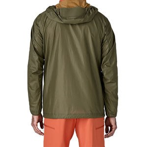 Veste coupe-vent à capuche pour homme, pliable, légère, en nylon ripstop, hydrofuge, vêtements de sport d'extérieur - Product Image 4
