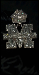 Colgante de Letra Grande con Diseño 3D Personalizado para Hombre y Mujer, Joyería Hip Hop, Colgante de Moissanita, Plata 925 - Product Image 6