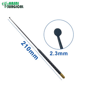 Spatules de dissection micro-nervues en acier inoxydable à 45 degrés, curettes certifiées CE, instrument de neurochirurgie - Product Image 6