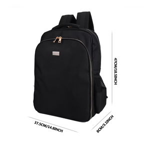 Portable Black Barber <b>Backpack</b> With Organized Compartments For <b>Tools</b> And Supplies - Product Image 2