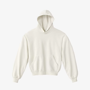 Sweat-shirt à capuche oversize unisexe, couleur unie, coton French Terry, coupe classique, vêtement d'automne - Product Image 3