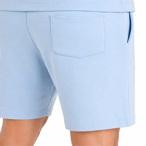 Conjunto de camiseta y pantalones cortos para hombre, informal, de dos piezas, cómodo, minimalista, ropa deportiva, cómoda y transpirable para hombre. - Product Image 6