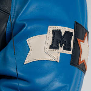 Chaquetas de Cuero Cortas Personalizadas al por Mayor para Hombre, Estilo Retro Vintage, Casual, con Cierre, Bordado con Motivos de Motocicleta, para Invierno - Product Image 3