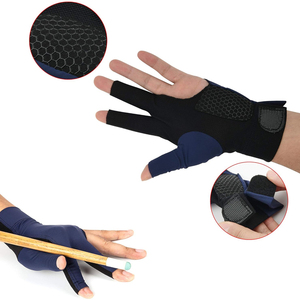 Gants de billard Geo Brothers de haute qualité, respirants, à prix compétitif, imperméables, légers, à 3 doigts, avec fermeture auto-agrippante - Product Image 4