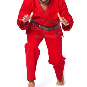 ชุดยูโด Bjj Gi ผ้าฝ้ายพรีเมียม ชุดฝึกศิลปะการต่อสู้ น้ำหนักเบา ทนทาน สำหรับผู้ชายและเยาวชน - Product Image 3