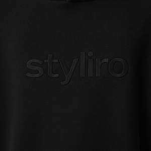 Styliro <b>Men's</b> Regular Fit <b>Pink</b> Hoodie Cotton Fleece Casual <b>Sweatshirt</b> Front Logo Print Breathable Quick Dry Winter Wear 200g - Product Image 4