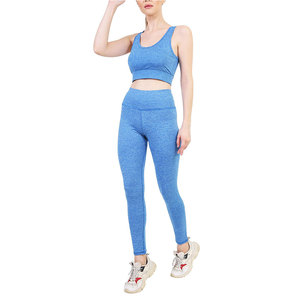 Conjunto de Yoga Personalizado para Mujer, Ropa Deportiva Transpirable de Tela Elástica, OEM ODM, Cintura Alta, Secado Rápido, Conjunto de Gimnasio al por Mayor - Product Image 6