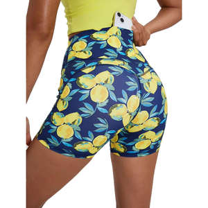 Nuevos shorts de ciclista sublimados con logo personalizado para mujer, transpirables, de corte ajustado, servicio OEM, leggings de poliéster y nailon. - Product Image 3