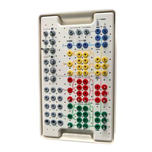 Plateau d'instruments chirurgicaux dentaires avec outils d'implantation codés par couleur, manuels et électriques, plusieurs couleurs, instruments dentaires de haute qualité, certifiés CE - Product Image 3