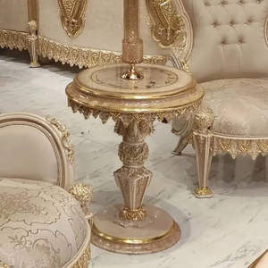 Juego de Sofás Tapizados en Madera de Teca de Lujo Royal Prestige, Tallados a Mano, Muebles Clásicos Europeos para Sala de Estar, Estilo Palacio Elegante - Product Image 6