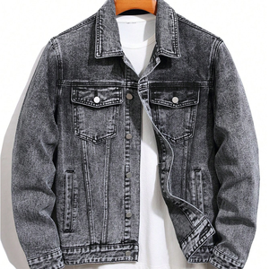 Custom Color <b>Men</b> <b>Denim</b> <b>Jackets</b> High Quality <b>Men</b> <b>Denim</b> <b>Jackets</b> Comfortable <b>Men</b> <b>Denim</b> <b>Jackets</b> - Product Image 1