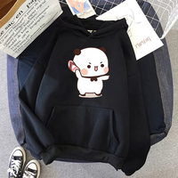 Nouveaux sweats à capuche de qualité pour femmes, sweats à capuche à motif dessin animé Bubu et Dudu, sweats à capuche Kawaii Harajuku unisexe avec logo personnalisé