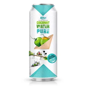 Vietnam Beverage Company OEM/ ODM Pure Coconut Water Prevent Dehydration In 500 ml Alu Can