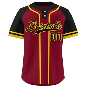 Maillot de baseball tendance pour équipe scolaire, en maille respirante, style rétro, avec patch personnalisé brodé résistant à la décoloration - Product Image 3
