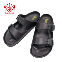 Sandales compensées en EVA moulé haute densité à double bride, légères, antidérapantes, confortables, rehaussantes, tendance mode pour femme, OEM, grandes tailles